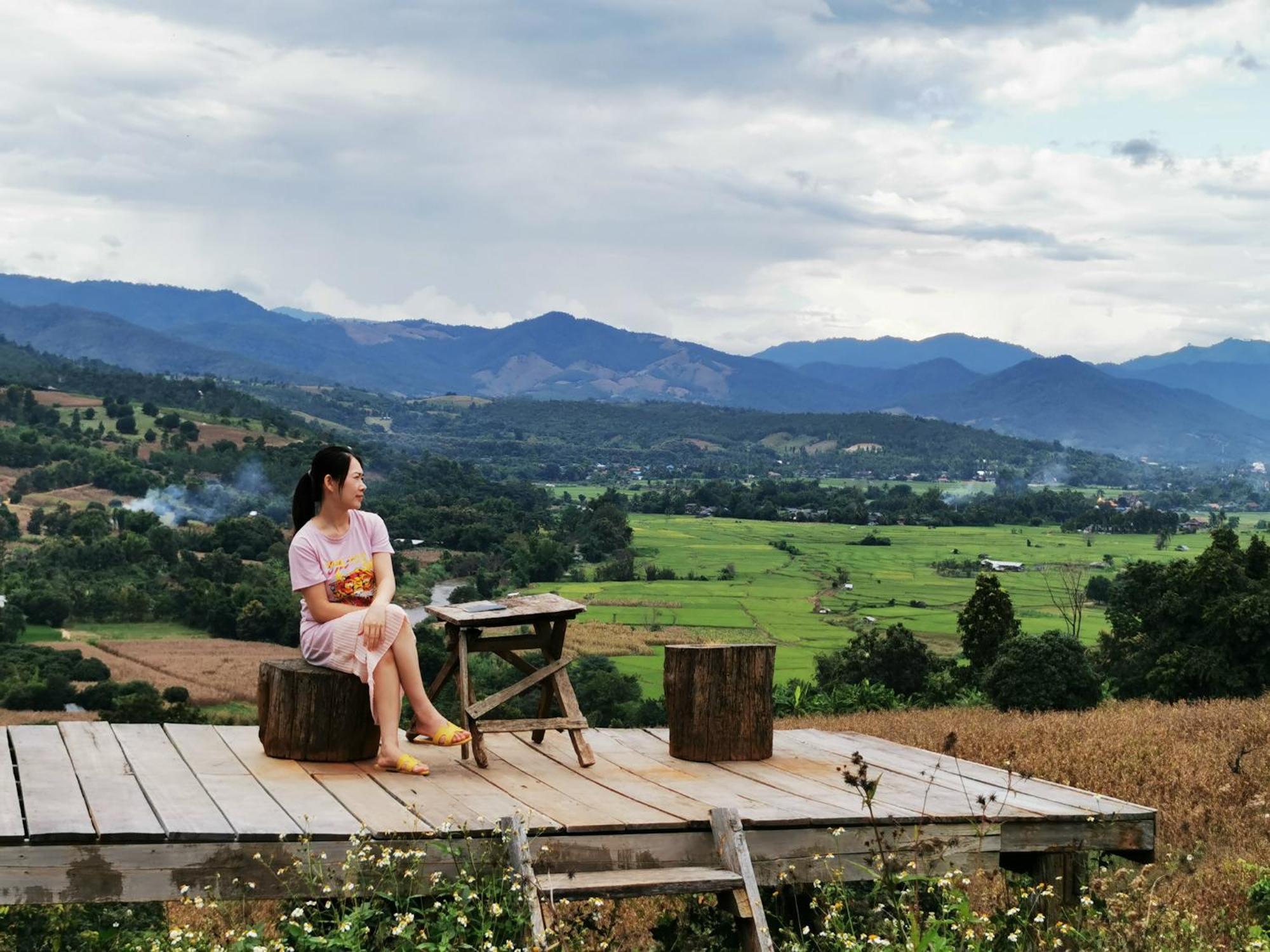 มนต์เมืองแจ่ม Hotel Mae Chaem Buitenkant foto